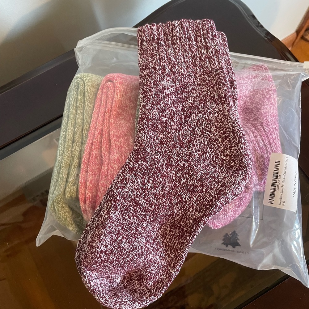 Womens cozy socks 5 pair